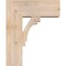 Ekena Millwork Merced Block Smooth Bracket w/ Offset Brace, Douglas Fir, 7 1/2"W x 18"D x 22"H BKT0806X18X22MRC05SDF - alternate 2